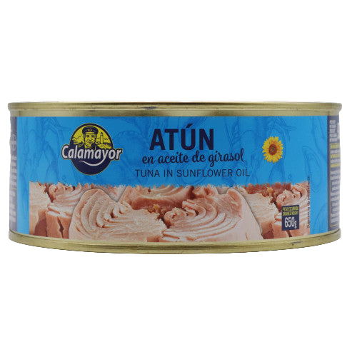 ATUN ACEITE DE GIRASOL LATA 900GR/650E.