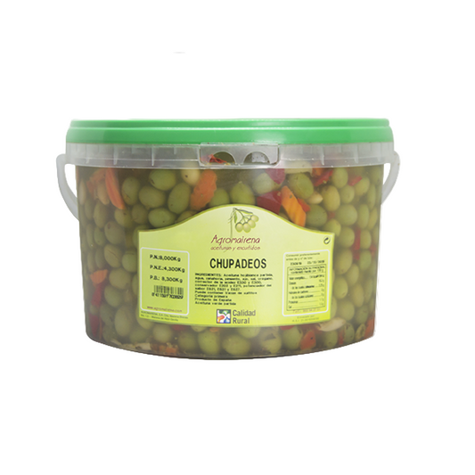 ACEITUNA CHUPADEOS GOURMER DE 5KG