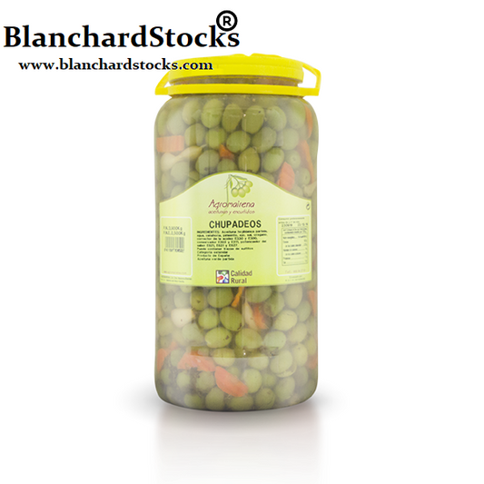 GARRAFA PET ACEITUNAS CHUPADEOS GOURMET 2.5KG