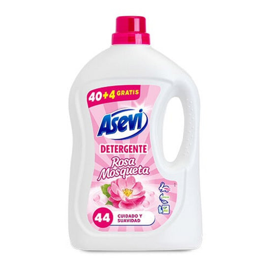 DETERGENTE LIQUIDO ASEVI ROSA MOSQUETA 2.376L. CAJA 5 UNIDADES