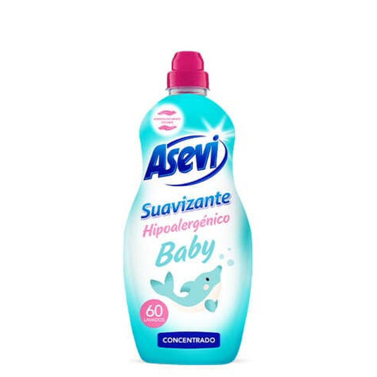 SUAVIZANTE BABY ASEVI 60D. 1.38 L. CAJA 10 UND.