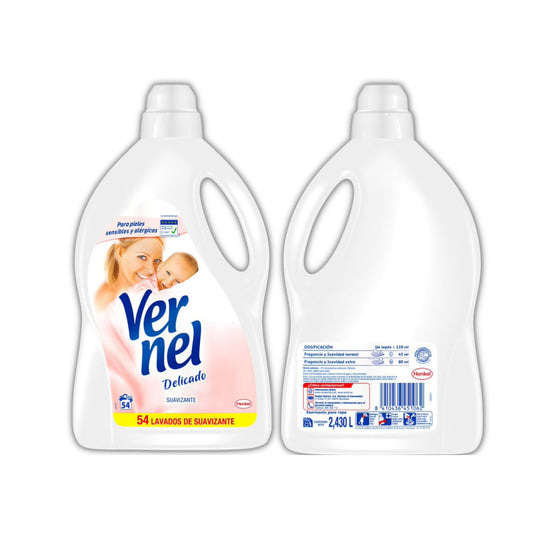 SUAVIZANTE VERNEL 54 DOSIS 2.43L. DELICADO