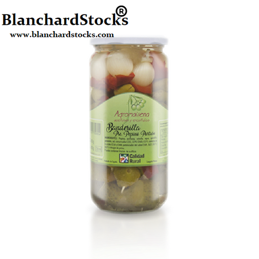 FRASCO BANDERILLAS PARTIDAS 410GR GOURMET