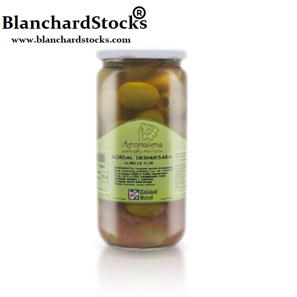 FRASCO ACEITUNAS GORDAL DESHUESADA ALIÑO 410GR GOURMET