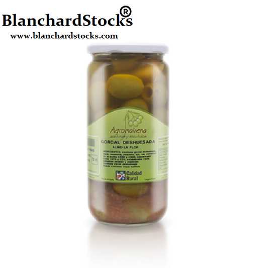 FRASCO ACEITUNAS GORDAL DESHUESADA ALIÑO 410GR GOURMET