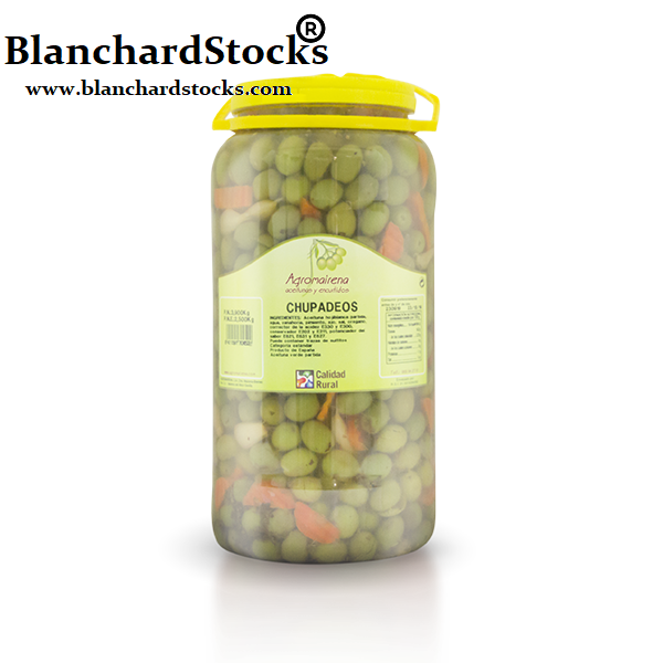 GARRAFA PET ACEITUNAS CHUPADEOS GOURMET 2.5KG